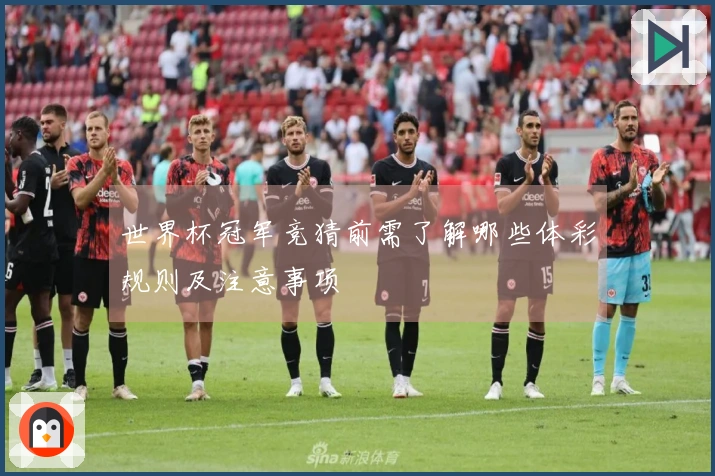 世界杯冠军竞猜前需了解哪些体彩规则及注意事项